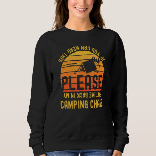 Sweatshirt Si Vous Pouvez Lire Cela S'Il Vous Plaît Me Replac