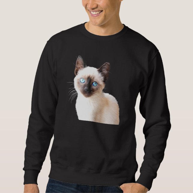 Sweatshirt Siamese Kitty Tee Chats Pour Chat Maman Chat Asiat (Devant)