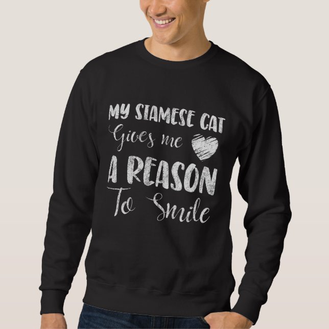 Sweatshirt Siamese Smile (Devant)