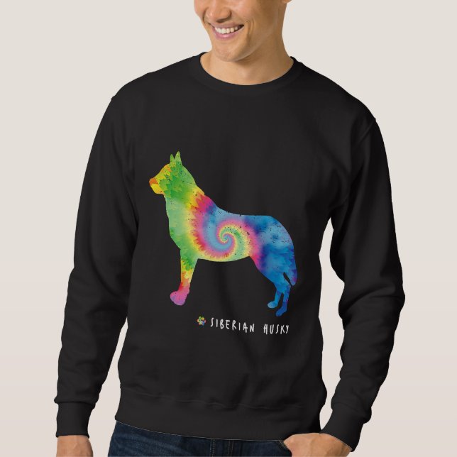 Sweatshirt Sibérie Husky Cute Puppy Pet (Devant)