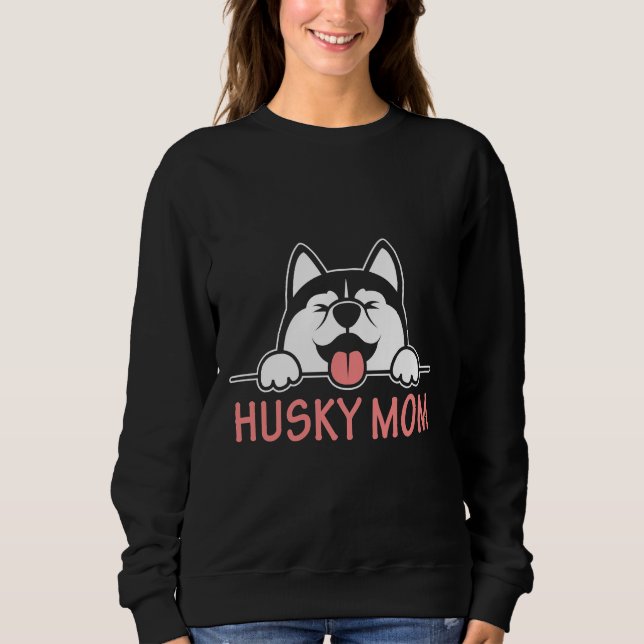 Sweatshirt Sibérie Husky Maman 9 (Devant)