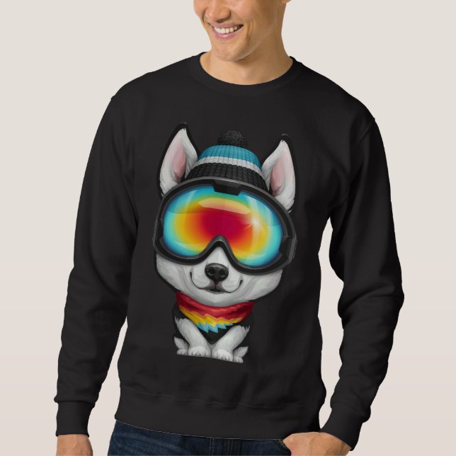 Sweatshirt Sibérie Husky Rider (Devant)