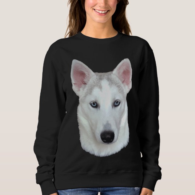 Sweatshirt Sibérie Husky Sky (Devant)