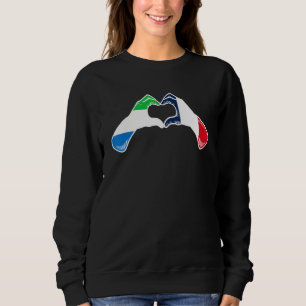 Sweatshirt Sierra Leone Drapeau France Sierra Leonean França