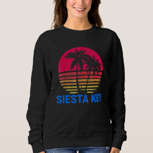 Sweatshirt Siesta Key Florida Beach Vacances Famille Retro Di