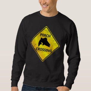 Sweatshirt Signal d'avertissement de passage de basse pêche à