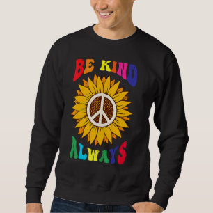 Sweatshirt Signe de Paix Amour 60s 70s Tie Dye Hippie Hallowe