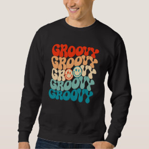 Sweatshirt Signe de Paix AMOUR Années 60 70 Tie Dye Groovy Hi
