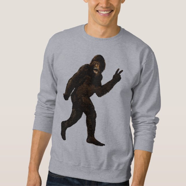 Sweatshirt Signe de paix de Bigfoot (Devant)