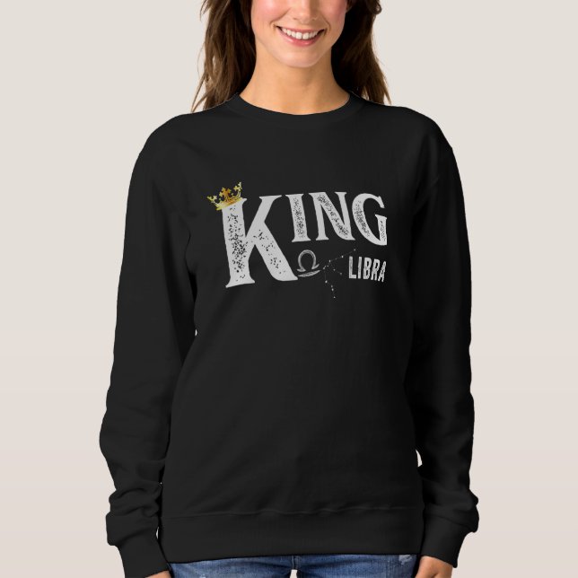 Sweatshirt Signe du zodiaque Balance Équipe Normale Roi Balan (Devant)