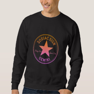 Sweatshirt Signe du zodiaque GÉMEAUX né en mai et juin Astrol