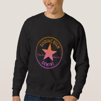 Sweatshirt Signe du zodiaque GÉMEAUX né en mai et juin Astrol