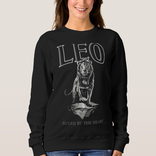 Sweatshirt SIGNE Zodiaque Léo Astrologie Horoscope 1 (Devant)