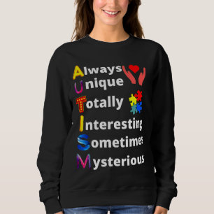 Sweatshirt Signification de sensibilisation sur l'autisme