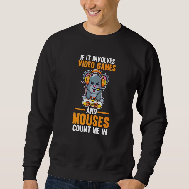 Sweatshirt S'Il S'Agit De Jeux Vidéo Et Maisons (Devant)