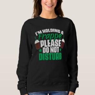 Sweatshirt S'il vous plaît ne pas déranger Frappe Café pour