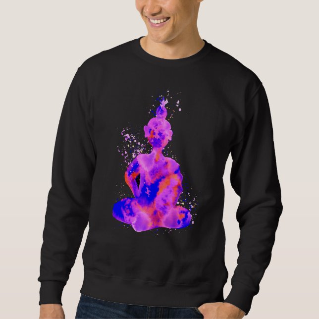 Sweatshirt Silhouette Buda Espace Violet (Devant)