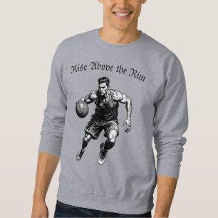 Sweatshirt Silhouette de Basketball – S'élever au-dessus du p