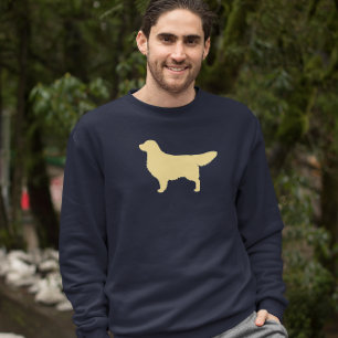 Sweatshirt Silhouette de Golden Retriever  Amoureux des chien