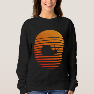 Sweatshirt Silhouette de l'ombre d'un escargot devant un sole