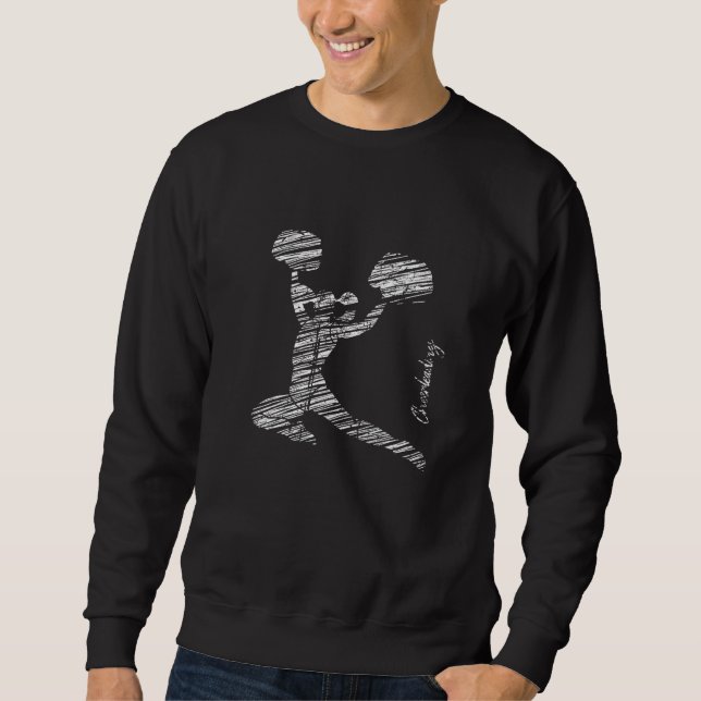 Sweatshirt Silhouette de meneuse de claque 51 (Devant)