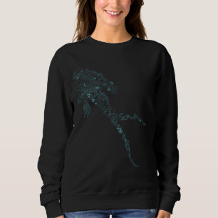 Sweatshirt Silhouette de plongeur en scaphandre autonome dans