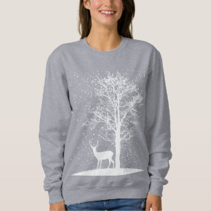 Sweatshirt Silhouette sereine d'hiver