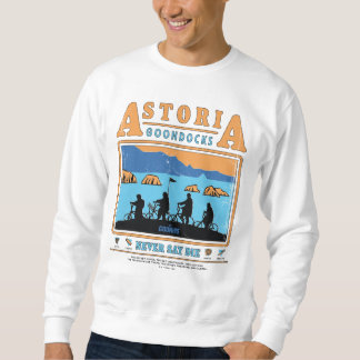 Sweatshirt Silhouettes des Goonies sur les Goondocks d'Astori