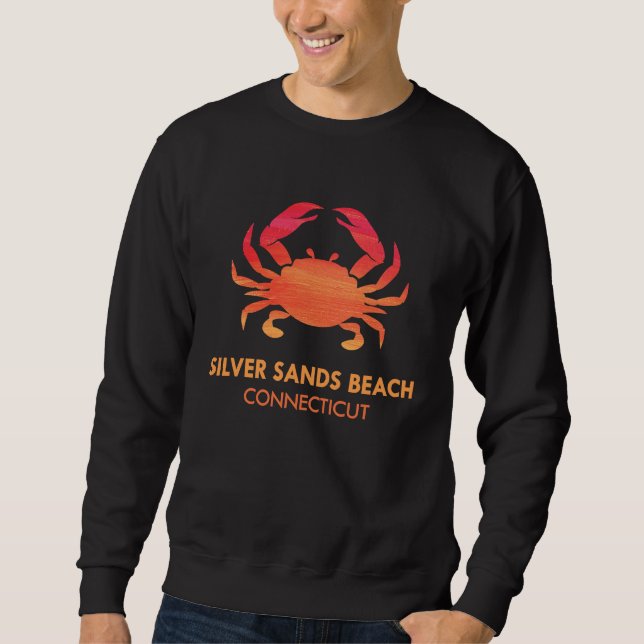 Sweatshirt Silver Sands Beach  Connecticut  Souvenir (Devant)