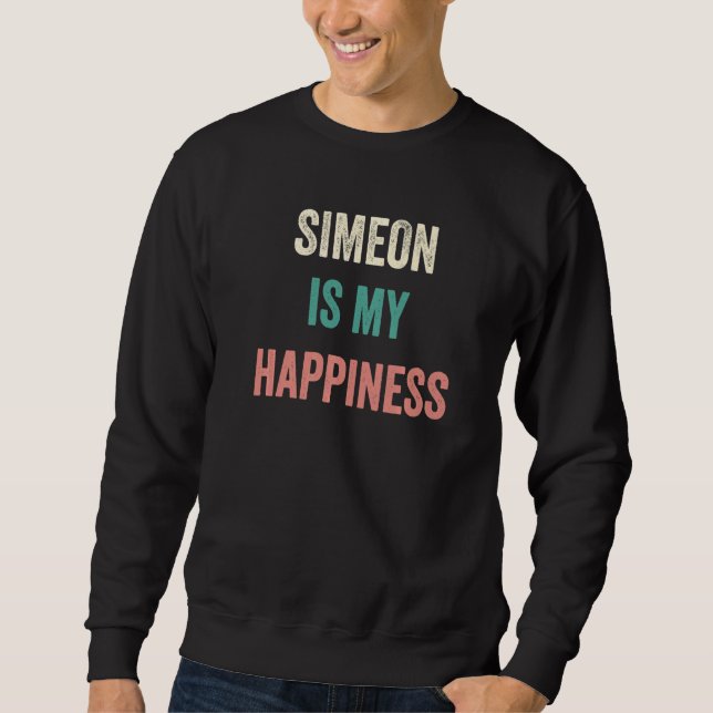 Sweatshirt Simeon Is My Happiness   (Devant)