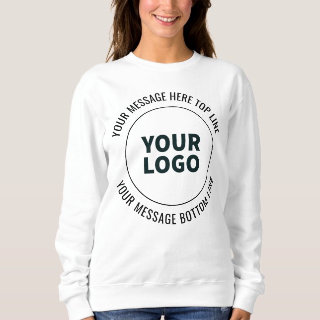 Sweatshirt Simple à remplacer par votre logo ou votre image (Devant)