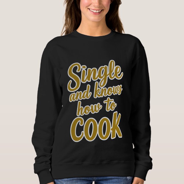 Sweatshirt Simple Et Sait Cuire — (Devant)