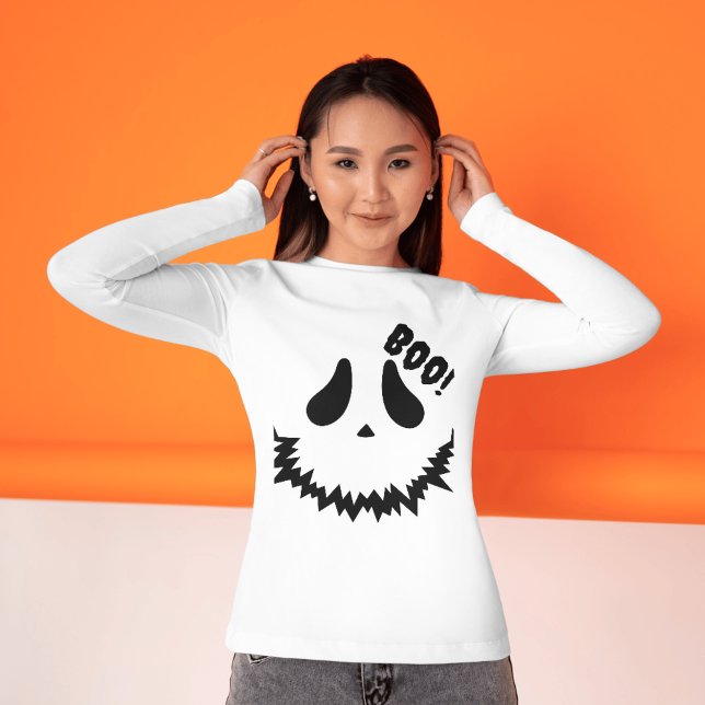 Sweatshirt Simple Happy Halloween Boo famille et amis (Créateur téléchargé)
