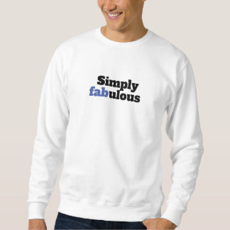 Sweatshirt Simplement Fabuleux Blanc