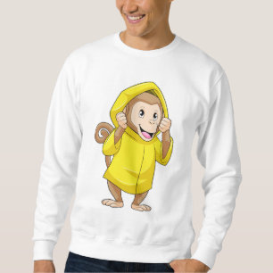Sweatshirt Singe à la pluie avec Raincoat