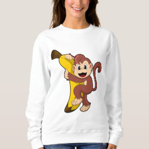 Sweatshirt Singe avec banane (1).PNG