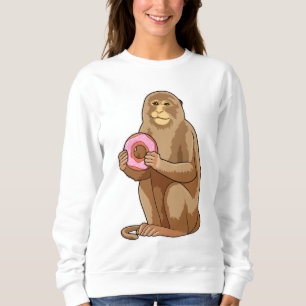 Sweatshirt Singe avec Donut