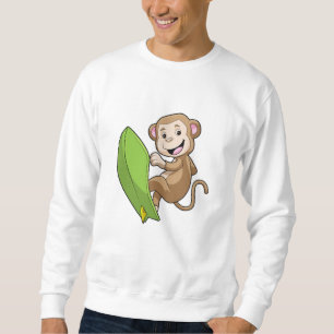 Sweatshirt Singe comme surfeur avec Surfer