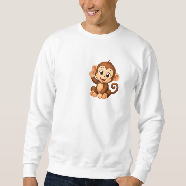 Sweatshirt Singe maman (Devant)