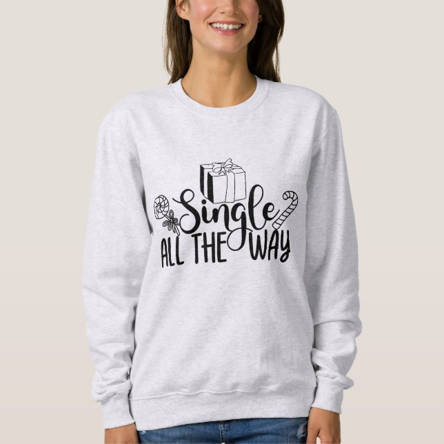 Sweatshirt Single All Way Noël (Devant)