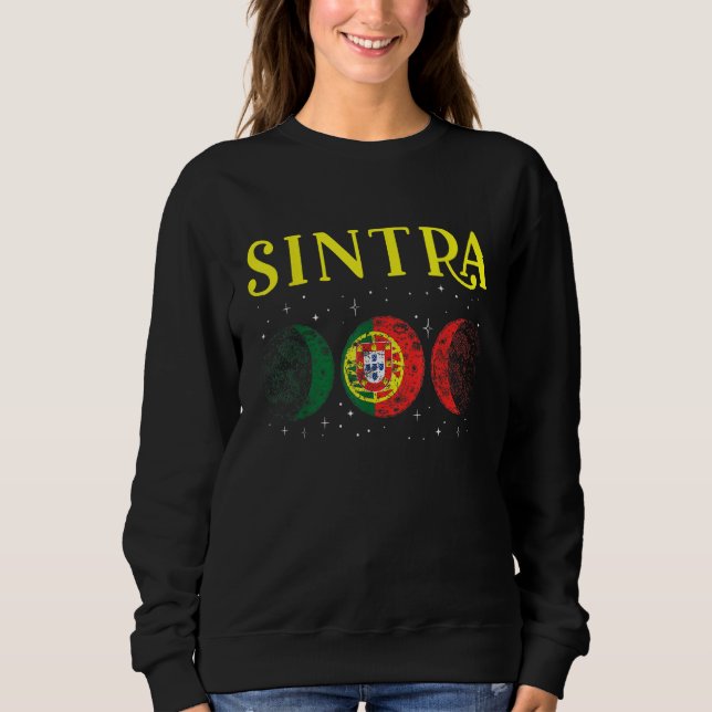 Sweatshirt Sintra Portuguese City Retro Portugal Flag (Devant)