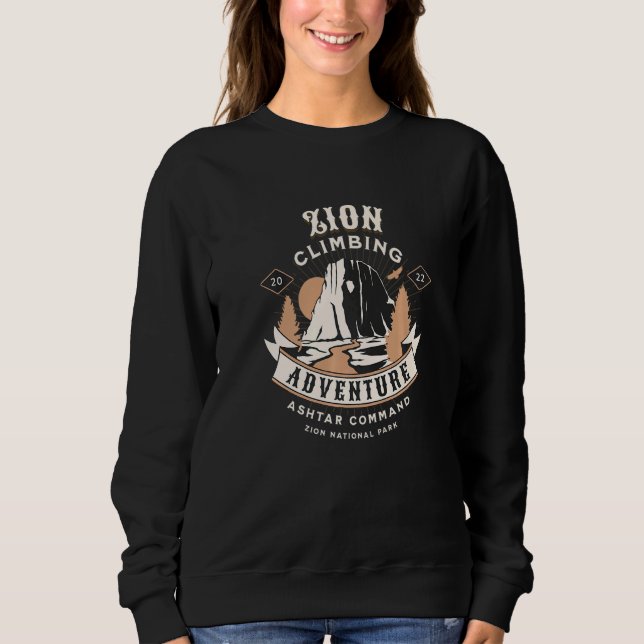 Sweatshirt Site d'escalade de Zion Ashtar Command Mountaineer (Devant)