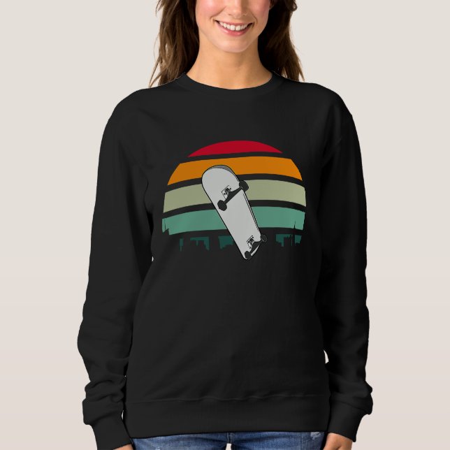 Sweatshirt Skateboard Skateboarder Skateboarding (Devant)