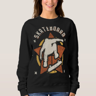 Sweatshirt Skateboard Vintage Retro Classic Sport