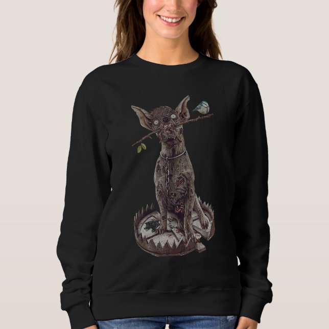Sweatshirt Skeleton Fairy Grunge Fairycore Hellhoun esthétiqu (Devant)