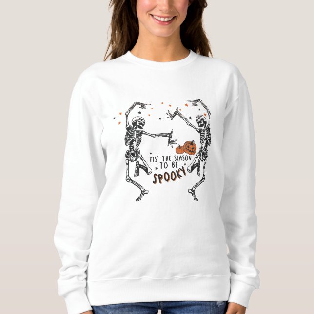 Sweatshirt Skeletons dansants Halloween (Devant)