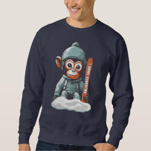 Sweatshirt Ski de Tahoe de mignonne singe Palisades