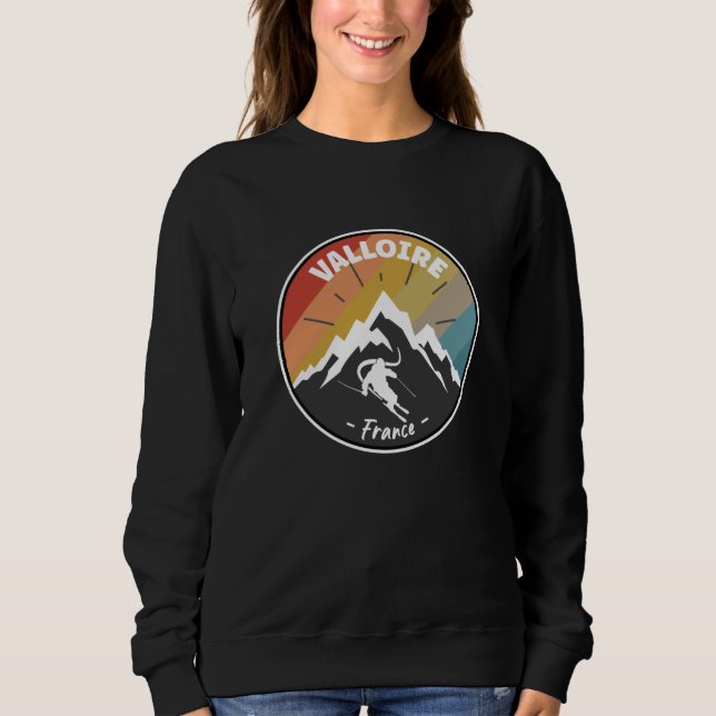 Sweatshirt Ski En France Valloire (Devant)