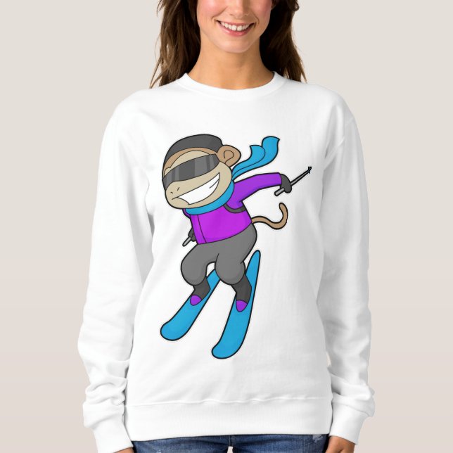 Sweatshirt Ski Monkey (Devant)