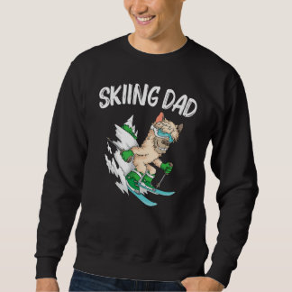 Sweatshirt Ski Pour Papa Papa Ski Skieur Freestyle Snowboard